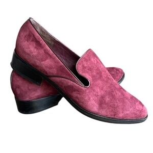 Donald J Pliner Womens Suede Loafers Size 8M Old Money Quiet Luxury Whimsygoth